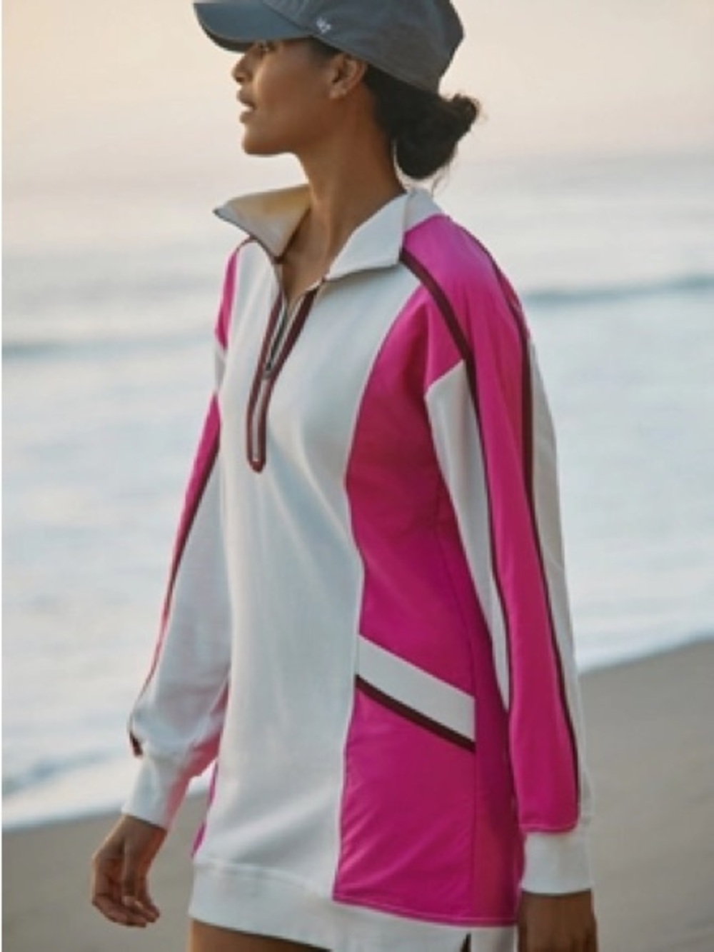 Daily Practice by Anthropologie Sporty Colorblock Twofer Mini Dress